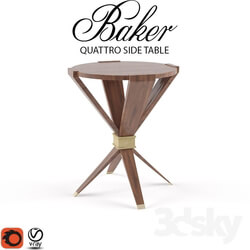 Table - Baker Furniture - Quattro Side Table 