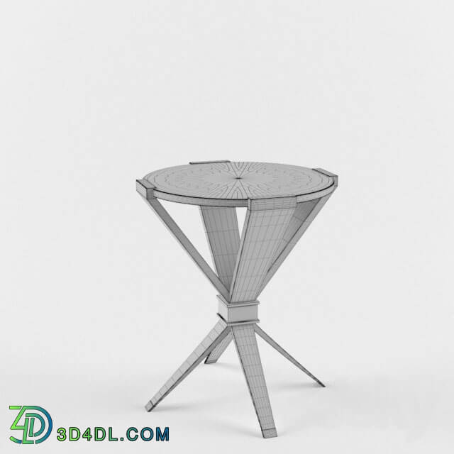 Table - Baker Furniture - Quattro Side Table