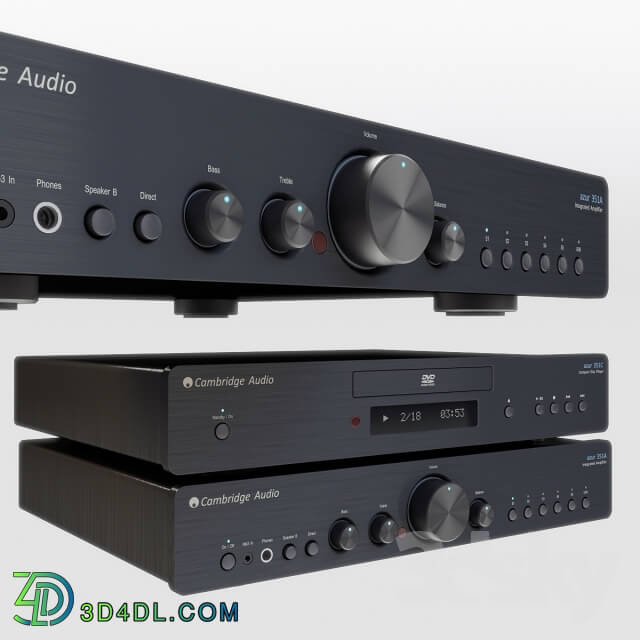 Audio tech - Cambridge audio. DVD player and receiver AZUR 351C AZUR 351A