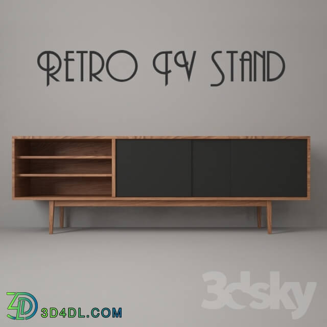 Sideboard _ Chest of drawer - Retro TV Stand N4 _ TV Stand