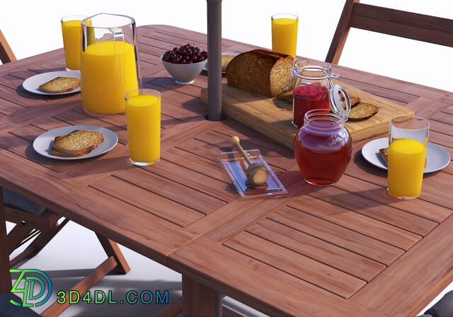 Table _ Chair - Set of garden furniture