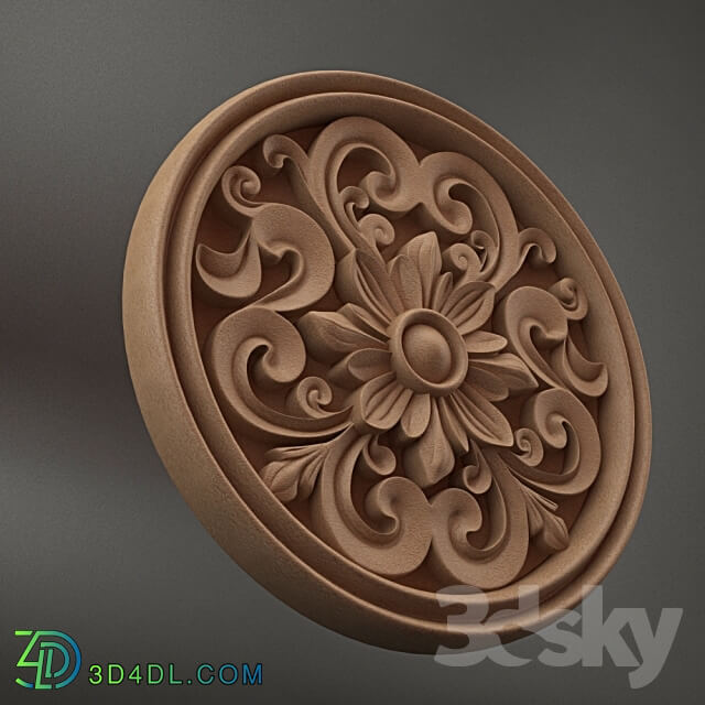 Decorative plaster - carving05 stone