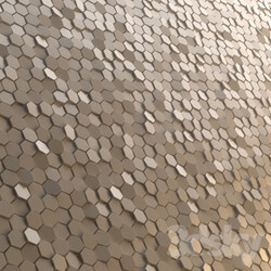 Other decorative objects - mutina decor panel honeycomb mosaics 