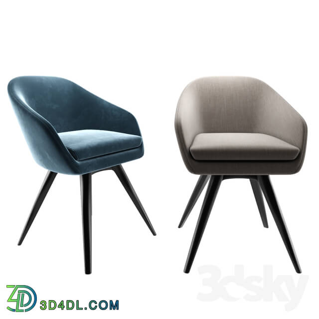 Chair - Aleria Upholstered Steel Swivel Chair