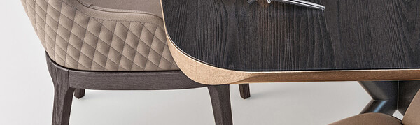 Table _ Chair - Cattelan Italia Planer table Magda armchair set01