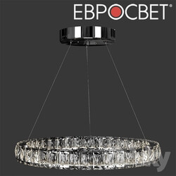 Ceiling light - OM LED chandelier with crystal Euro-light 90023_1 