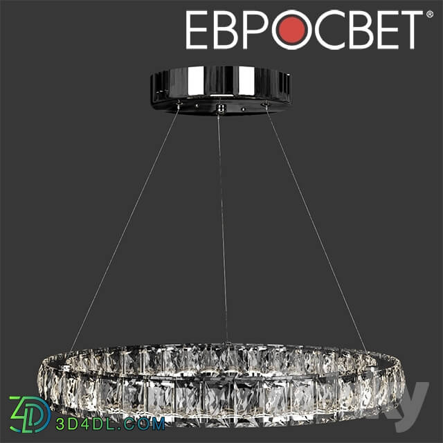 Ceiling light - OM LED chandelier with crystal Euro-light 90023_1