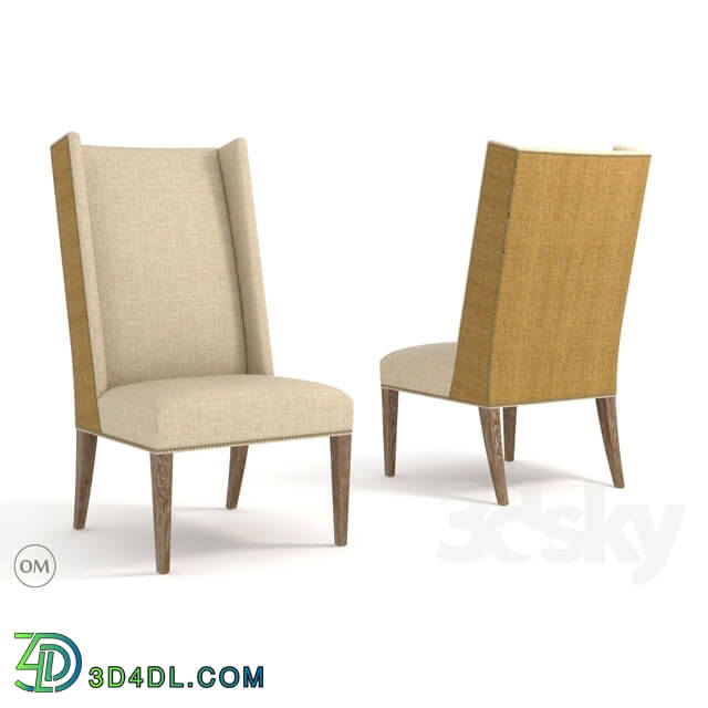 Chair - Bertrix _ hemp linen chair 8826-1200