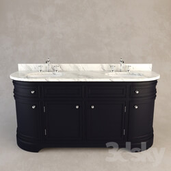 Bathroom furniture - RH ODEON DOUBLE VANITY SINK 