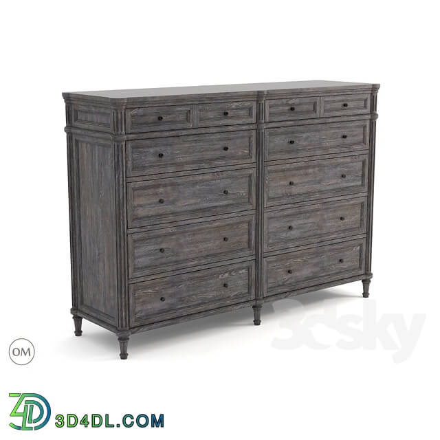Sideboard _ Chest of drawer - Alden double dresser 8850-1127