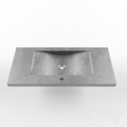 Wash basin - Concrete shell Ladia 1000mm 