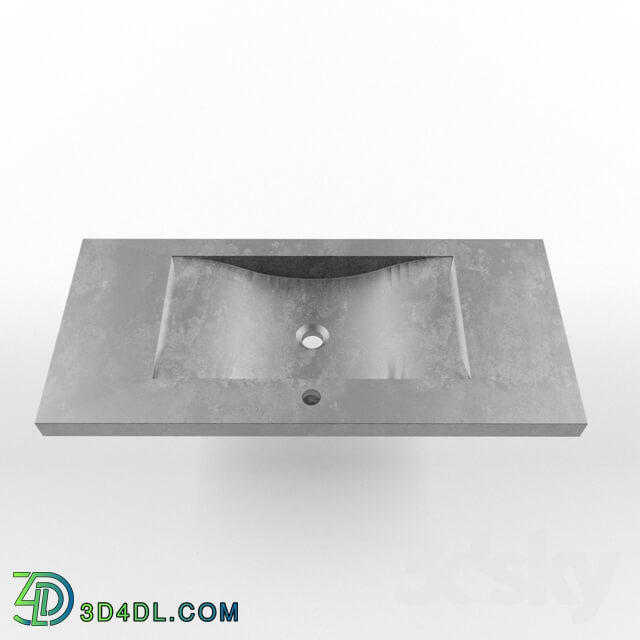 Wash basin - Concrete shell Ladia 1000mm