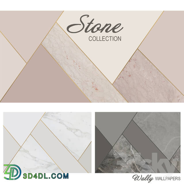 Wall covering - Wallpaper Wally - Stone