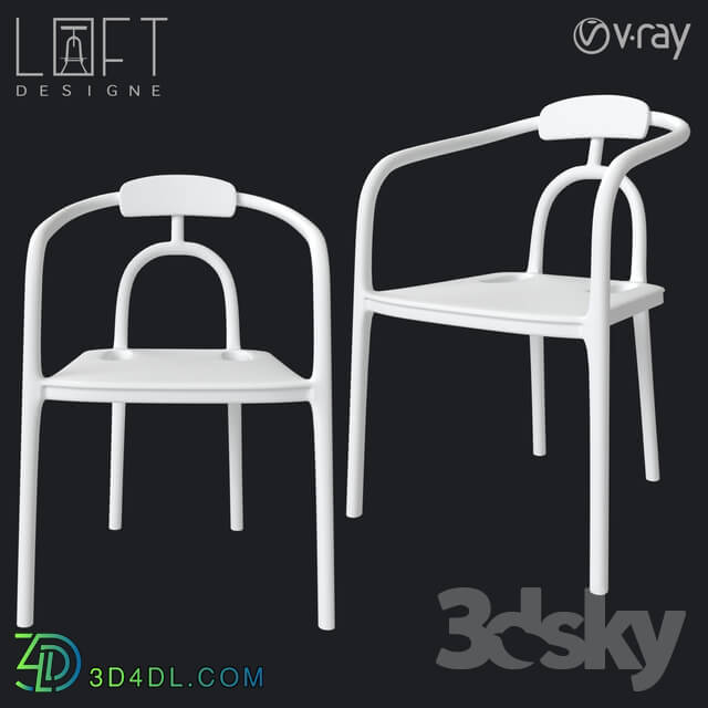 Chair - Chair LoftDesigne 30236 model