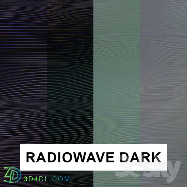 Wall covering - factura _ RADIOWAVE DARK