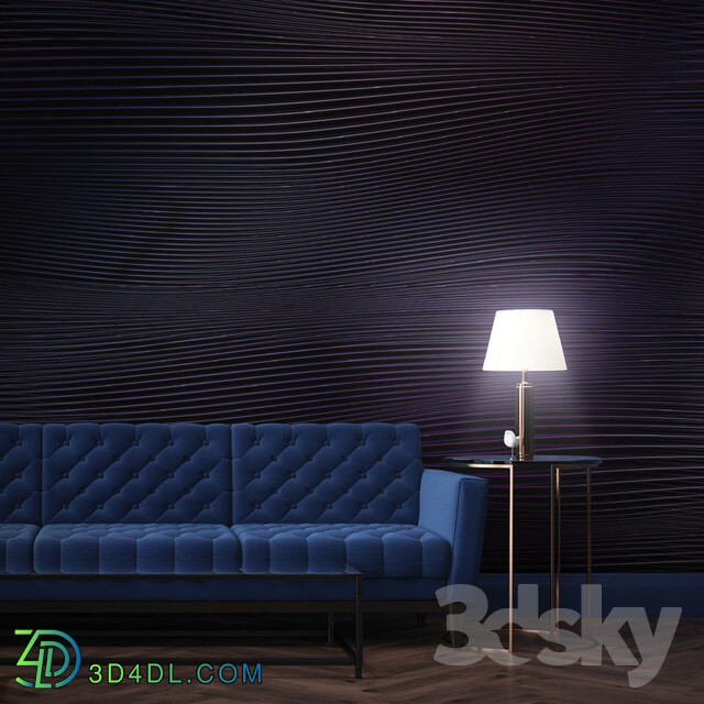 Wall covering - factura _ RADIOWAVE DARK