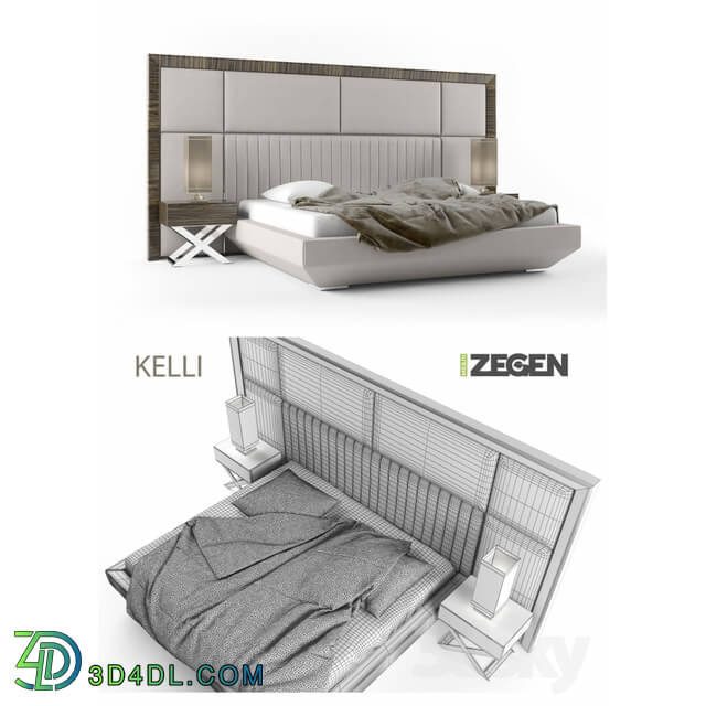 Bed - The bed KELLI. ZEGEN.