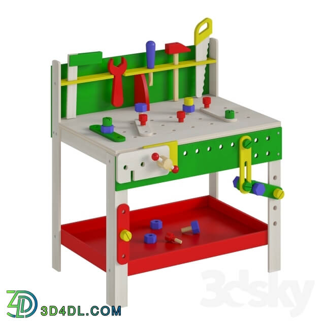 Toy - Wooden children__39_s workbench