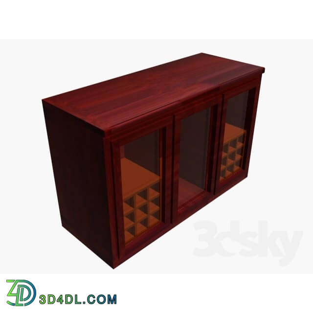 Sideboard _ Chest of drawer - Chest of drawers under wine