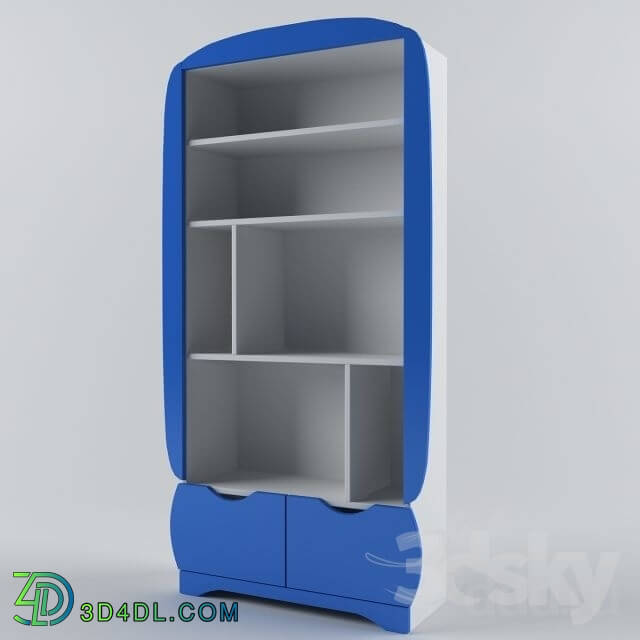 Wardrobe - EduKids Wesoly Korsarz medium bookcase