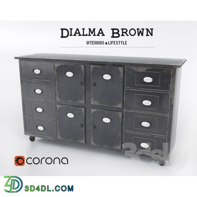 Sideboard _ Chest of drawer - Stand Dialma Brown
