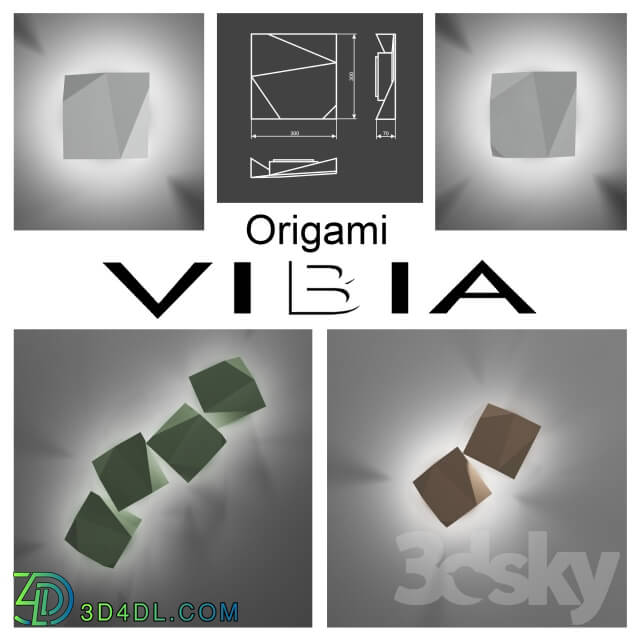 Wall light - VIBIA origami