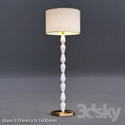 Floor lamp - Roar _ Rabbit Faceted Glass Floor Lamp 