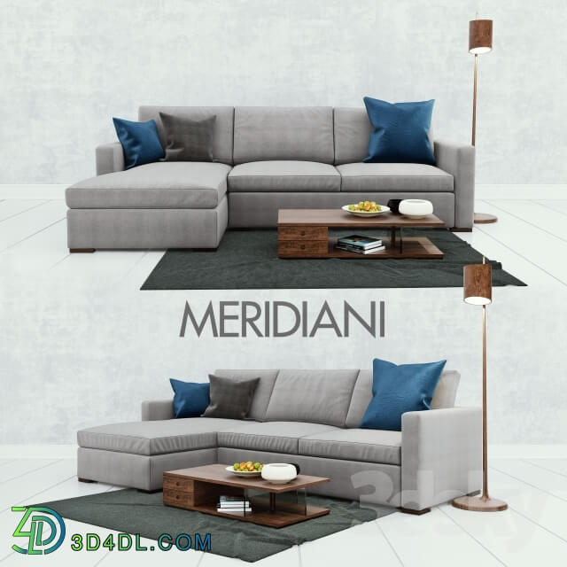 Sofa - Meridiani Belmon Sofa