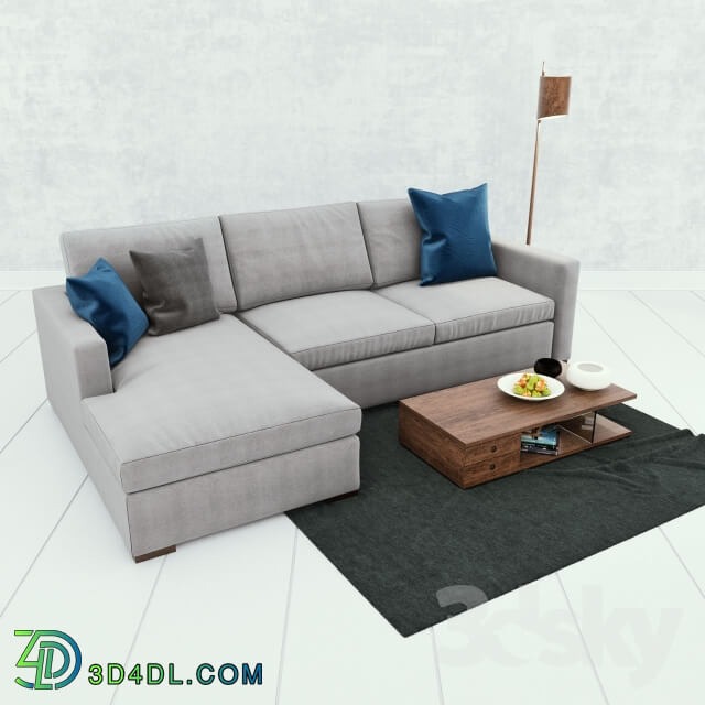 Sofa - Meridiani Belmon Sofa