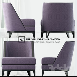 Arm chair - THE SOFA AND CHAIR COMPANY - SLOANE 