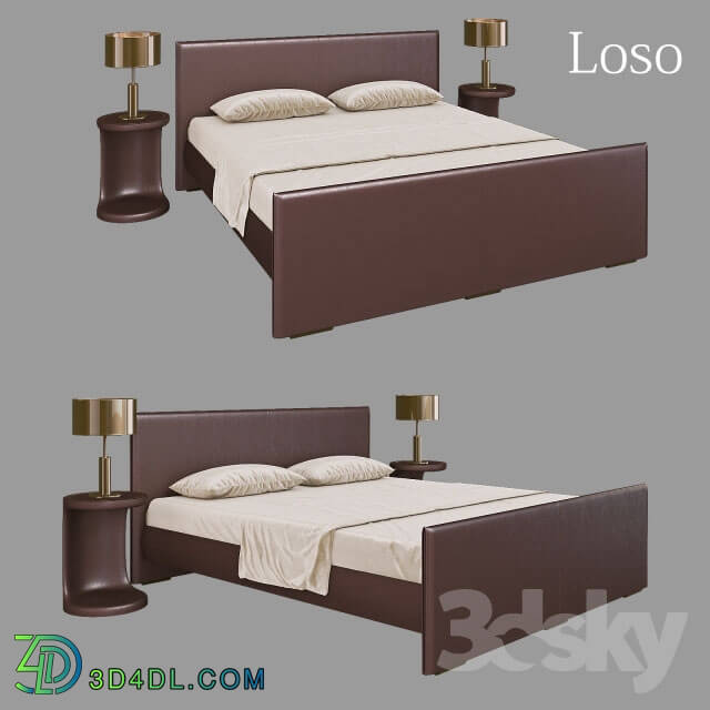 Bed - Bed_Loso_leather