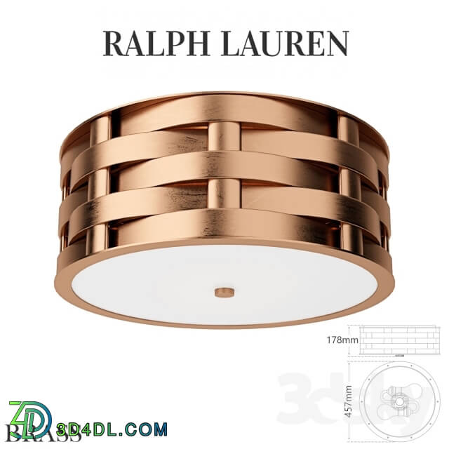 Ceiling light - Ella Woven Medium Flush Mount by Ralph Lauren