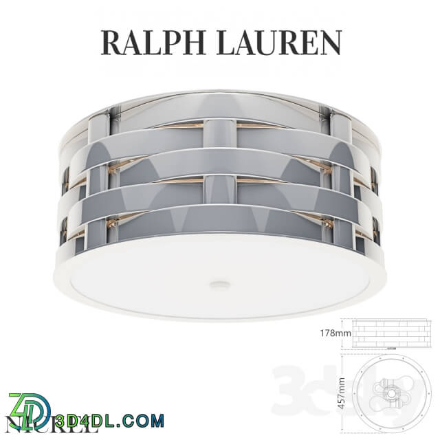 Ceiling light - Ella Woven Medium Flush Mount by Ralph Lauren