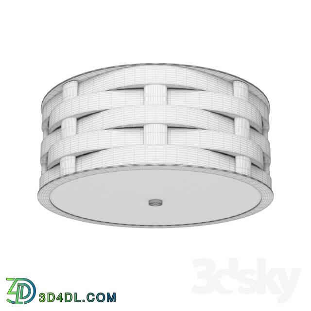 Ceiling light - Ella Woven Medium Flush Mount by Ralph Lauren