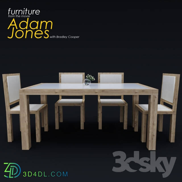 Table _ Chair - Adam Jones Table