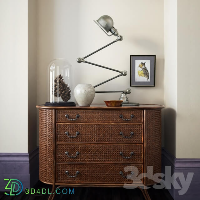 Sideboard _ Chest of drawer - Chest Rattan