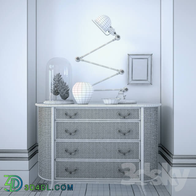 Sideboard _ Chest of drawer - Chest Rattan