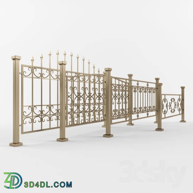 Other architectural elements - forged fence