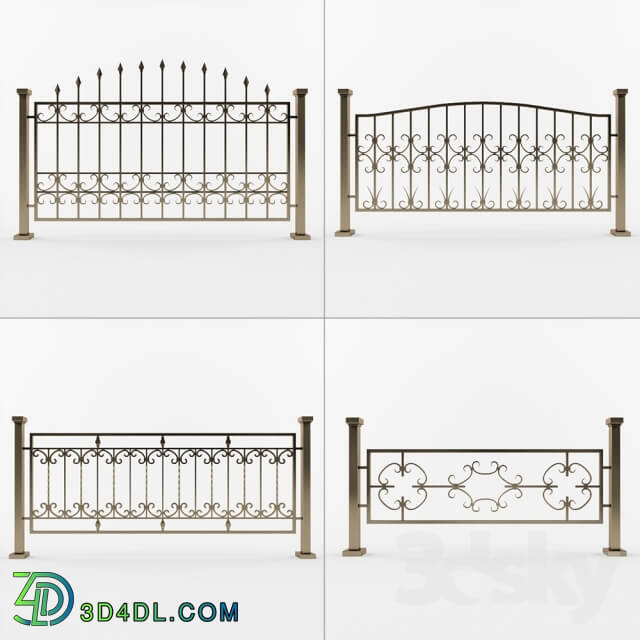 Other architectural elements - forged fence