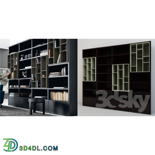 Wardrobe _ Display cabinets - Wall BoConcept Lecco DK 2_ 3 x 2_ x 0_ 41