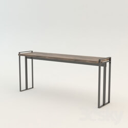 Table - Sara Wise Hourglass Console Table 