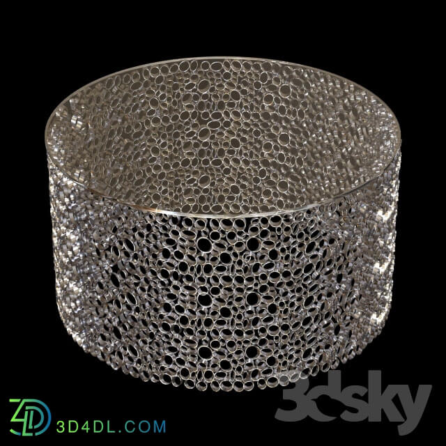 Table - Silver Ring Round Table