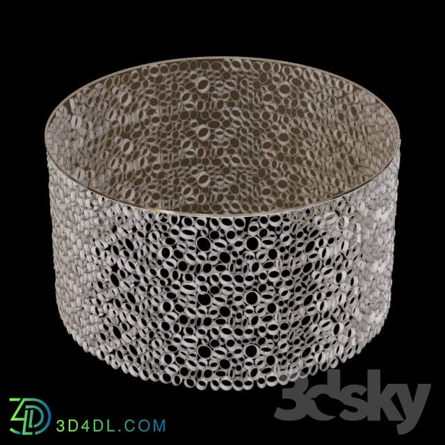 Table - Silver Ring Round Table