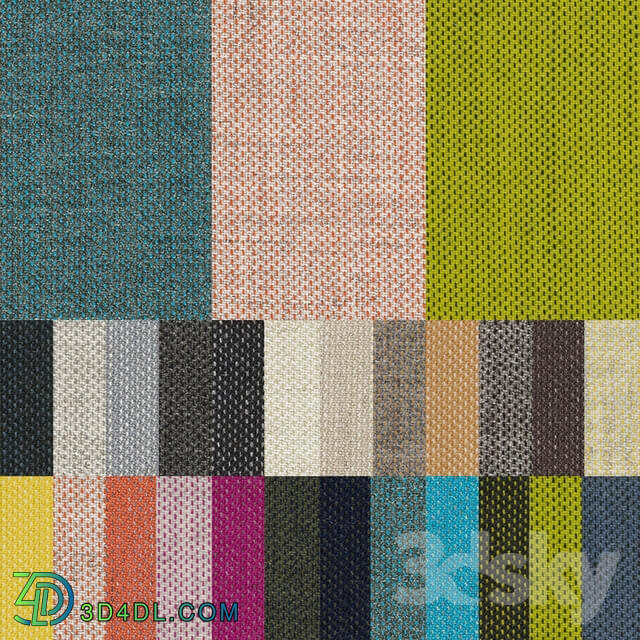 Fabric - Texture of fabric _24 pcs._