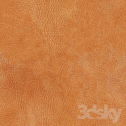 Leather - orange leather 