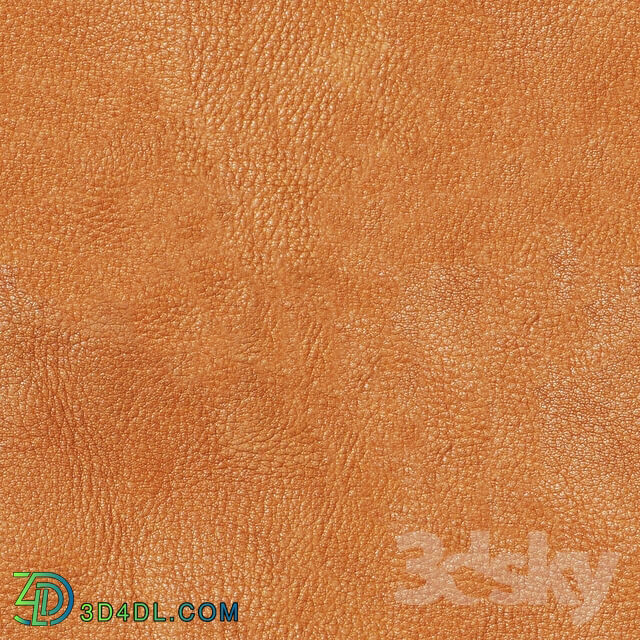 Leather - orange leather