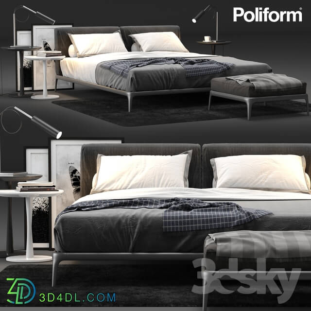 Bed - Poliform Park Bed