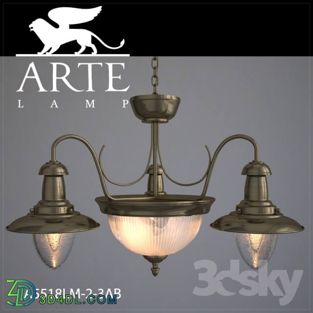 Ceiling light - Chandelier ArteLamp A5518LM-2-5AB