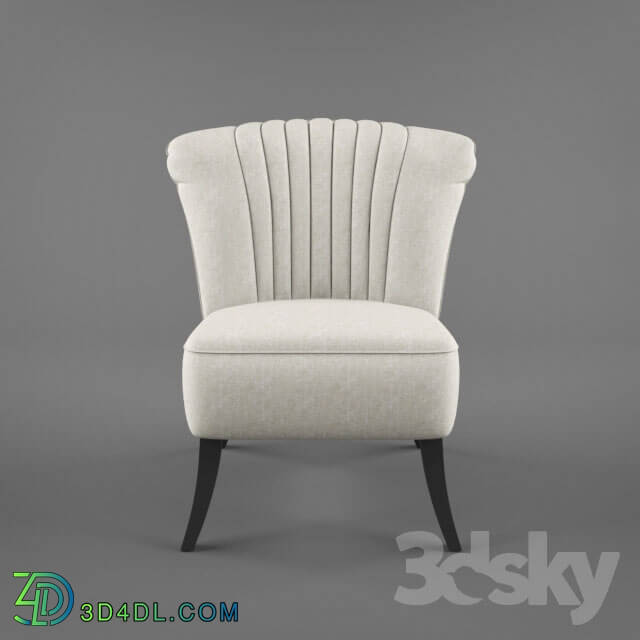 Arm chair - Bright Home Ampudia Beige Linen Modern Accent Chair