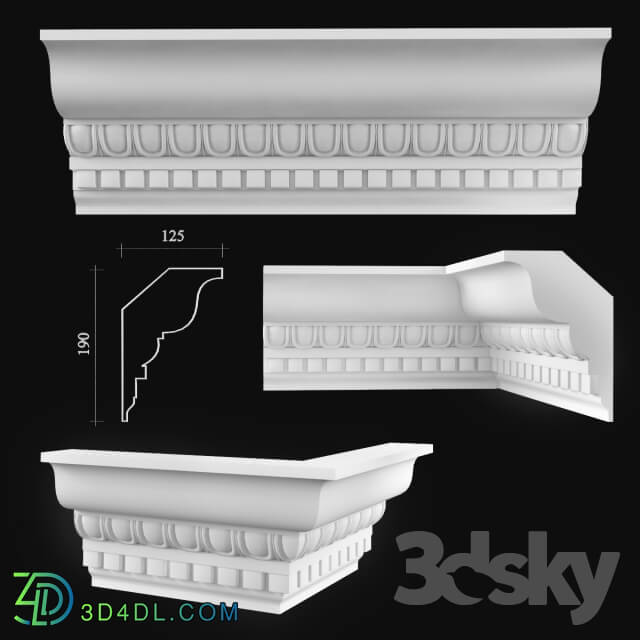 Decorative plaster - Cornices